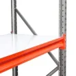 Picking 500 stelling gegalvaniseerd en oranje met melamine plank Picking 500 stelling gegalvaniseerd en oranje met melamine plank