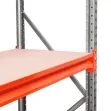 Picking 500 stelling gegalvaniseerd en oranje met spaanplaat Picking 500 stelling gegalvaniseerd en oranje met spaanplaat