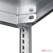 GalvaPro stelling met lading - Detail metalen legbord